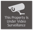 Video Surveillance Sign - Acrylic