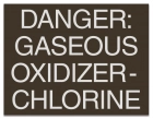 Virginia Danger Gaseous Chlorine Sign