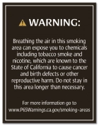 Warning Sign: Smoking Area