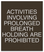 Wisconsin Breath Holding Pool Sign