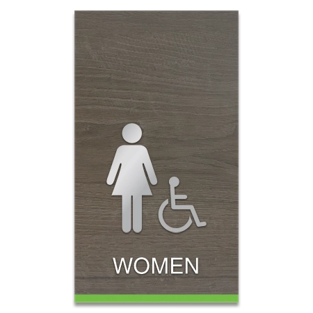 Women Sign w/Female & ISA Symbols