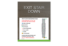 Stairs/Elevator Signs