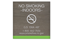 No Smoking Signs