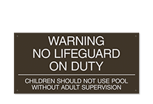 Pool/Spa Signs