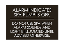Pool/Spa Signs