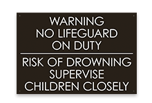 Pool/Spa Signs