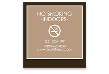 No Smoking Signs
