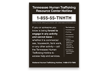 Human Trafficking Signs