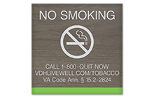 No Smoking Signs
