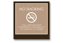 No Smoking Signs