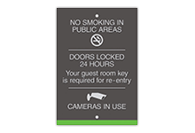 No Smoke/Smoke-Free Signs