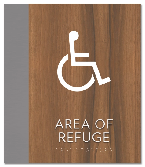 Area of Refuge Sign - ISA Symbol