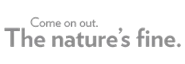 Come On Out. The Nature's fine. Vinyl Graphics - Required oninterior side of door to garden.