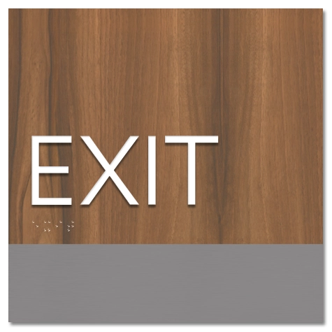 "Exit" Egress Sign