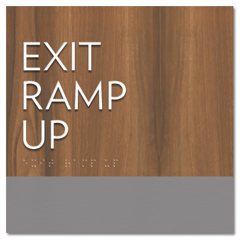 "Exit Stair Up" Egress Sign