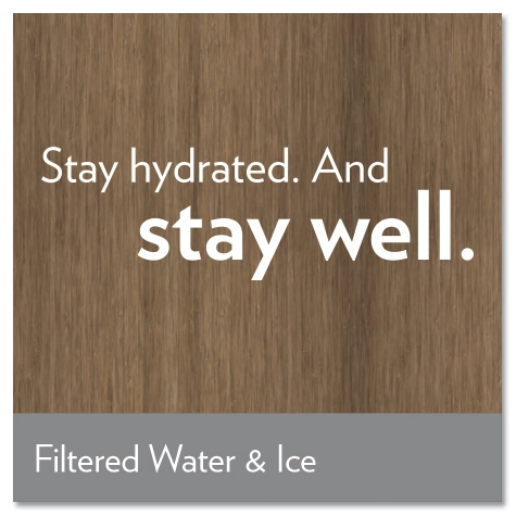 "Filtered Water & Ice" Sign