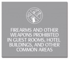 Firearms and Other Weapons Prohibited - FL Compliant - Celtec Version