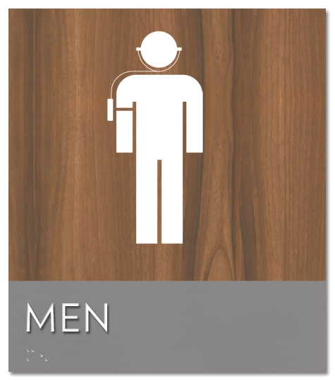 Men Sign w/ Male Symbol