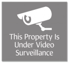Video Surveillance Sign - Acrylic