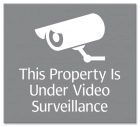 Video Surveillance Sign- Fiberbrite