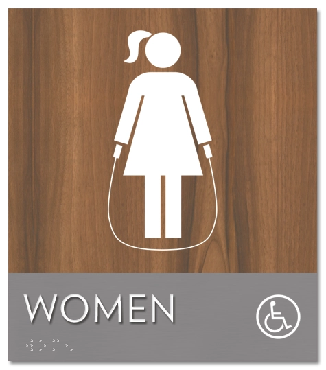Women Sign w/Female & ISA Symbols