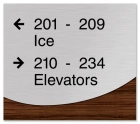 4-Line Directional Sign