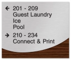 6-Line Directional Sign