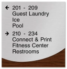 8-Line Directional Sign