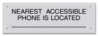 Accessible Phone Location Sign