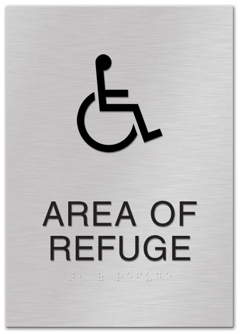 Area of Refuge Sign - ISA Symbol