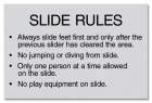 Arkansas Slide Rules Sign
