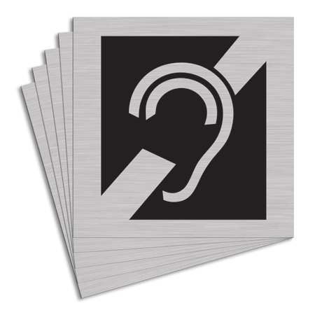 Audio Accessible Symbol - 5 Pack