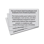 CA Housekeeper Protection Notice - Celtec - 3 Pk