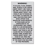 Colorado Alcohol Age Warning Sign