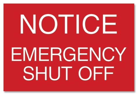 Fire Pit Notice Sign