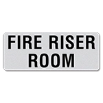 Fire Riser Room Label