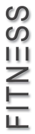 "Fitness" Dimensional Letters (Vertical)