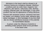 Illinois Beach Admission Rules Sign