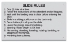 Indiana Water Slide Rules