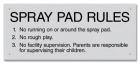 Iowa Spray Pad Rules