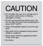 ISPSC Spa Rules Sign