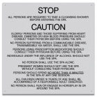 Jefferson County, Alabama Spa Rules Sign