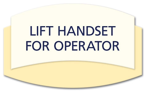 Lift Handset For Operator