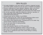Maine Spa Rules Sign