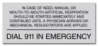 Nevada Dial 911 In Emergency Sign