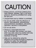 New York City Spa Rules Sign