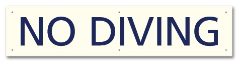 No Diving