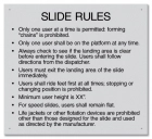 Ohio Slide Rules Sign