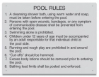 Oklahoma Pool Rules Sign