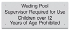 Oklahoma Wading Pool Rules Sign
